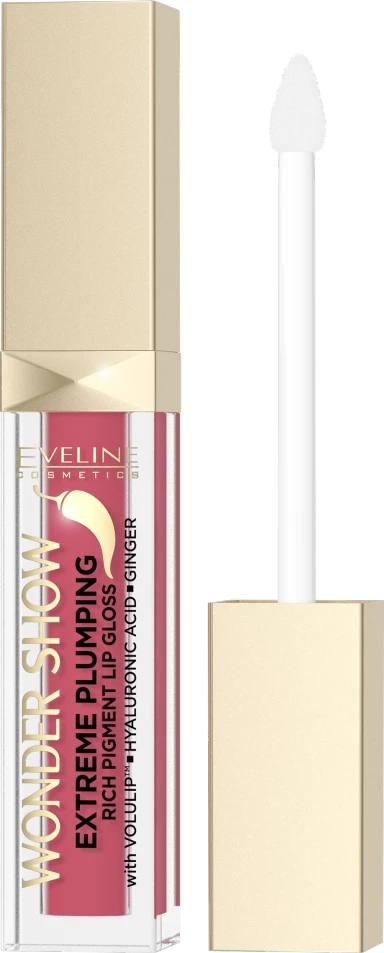Gloss për buzë për femra Eveline Cosmetics Wonder Show Enhancing Lip Volume 05 Vibrant Red, 6.8ml