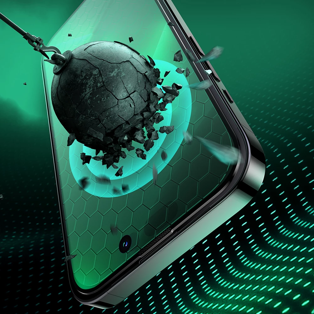 Xham mbrojtës Joyroom JR-G03 për iPhone 14 Plus, anti-blue light, Gjelbër