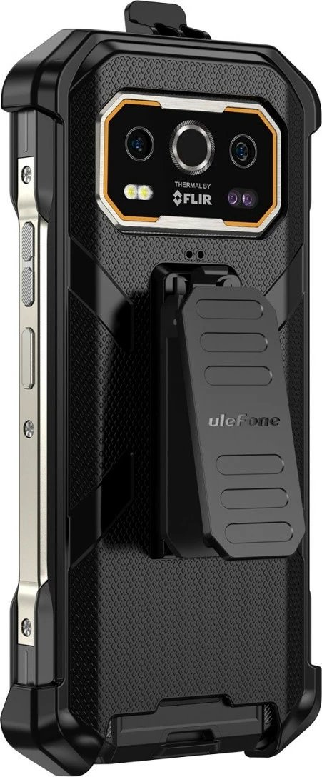 Mbështjellës Ulefone UF-C-A27 për Armor 27/27 Pro/27T/27T Pro, i zi, me karabiner dhe klips