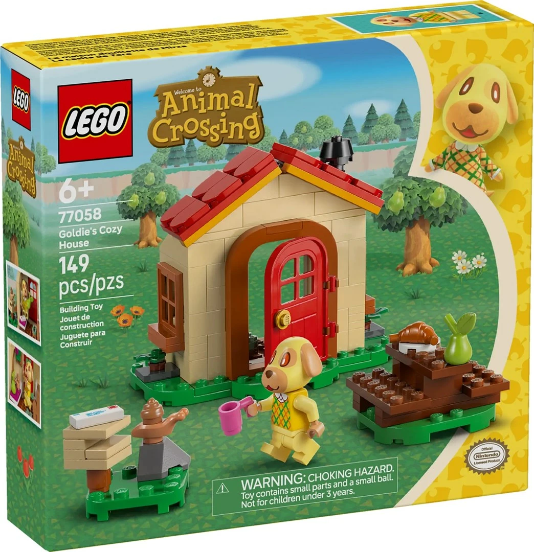 Set LEGO Animal Crossing Goldie's Cosy House 77058, 149 pjesë