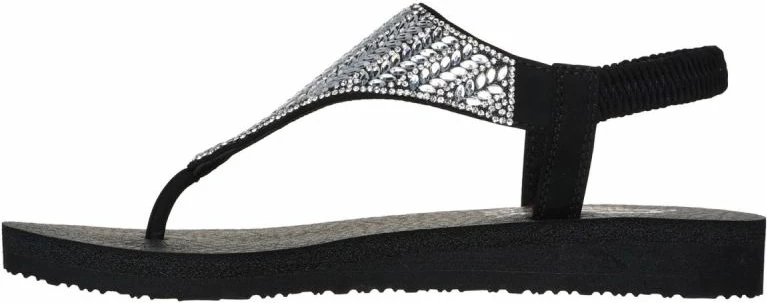 Sandale Skechers për femra, të zeza