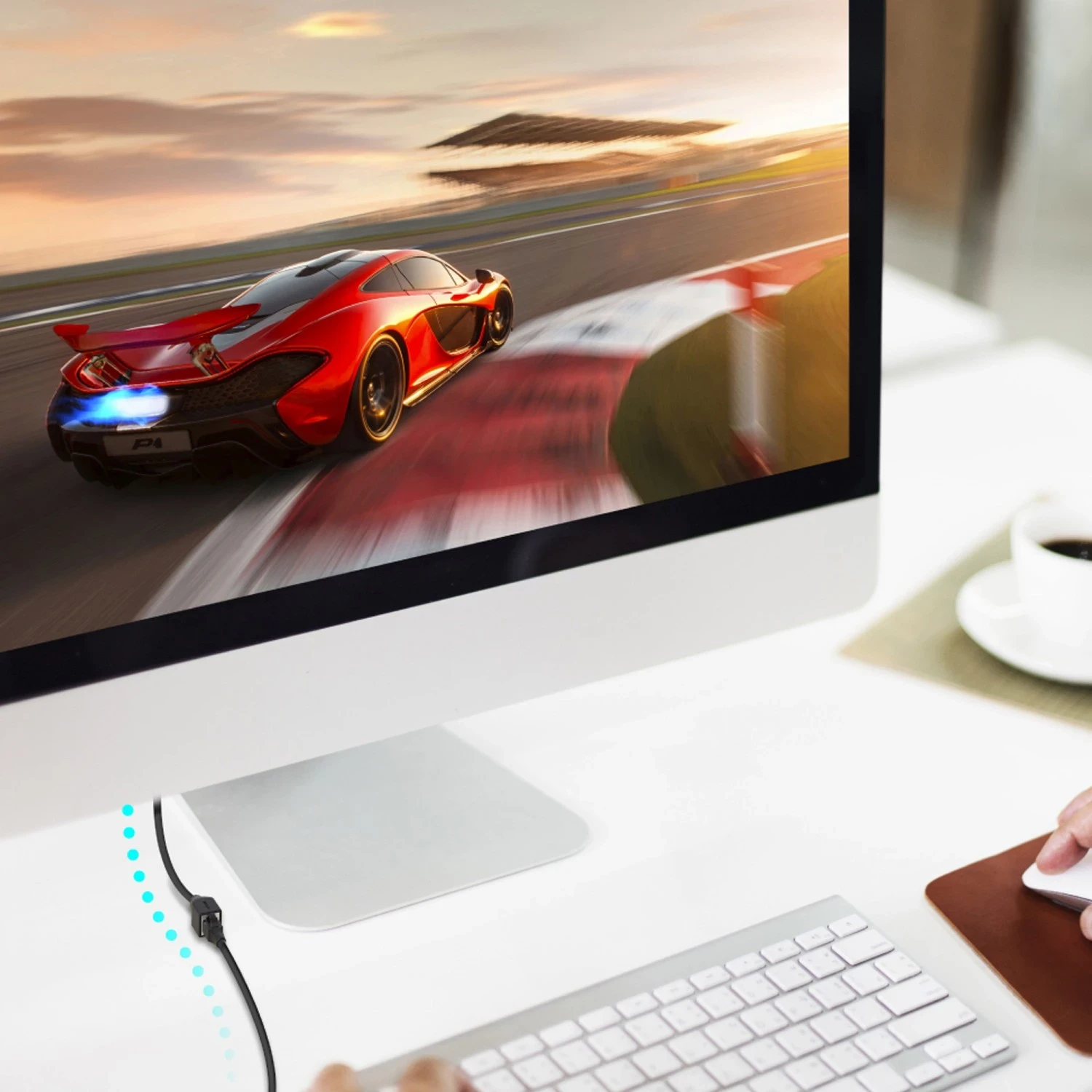 Zgjatës UTP Unitek, 2m, i zi