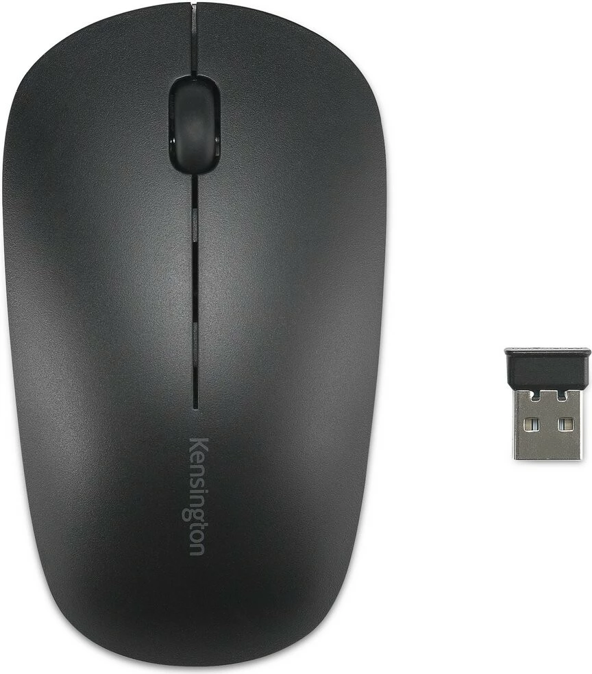 Set wireless Kensington KM150 EQ, RF Wireless, Membranë, QWERTZ, Maus i përfshirë, E zezë