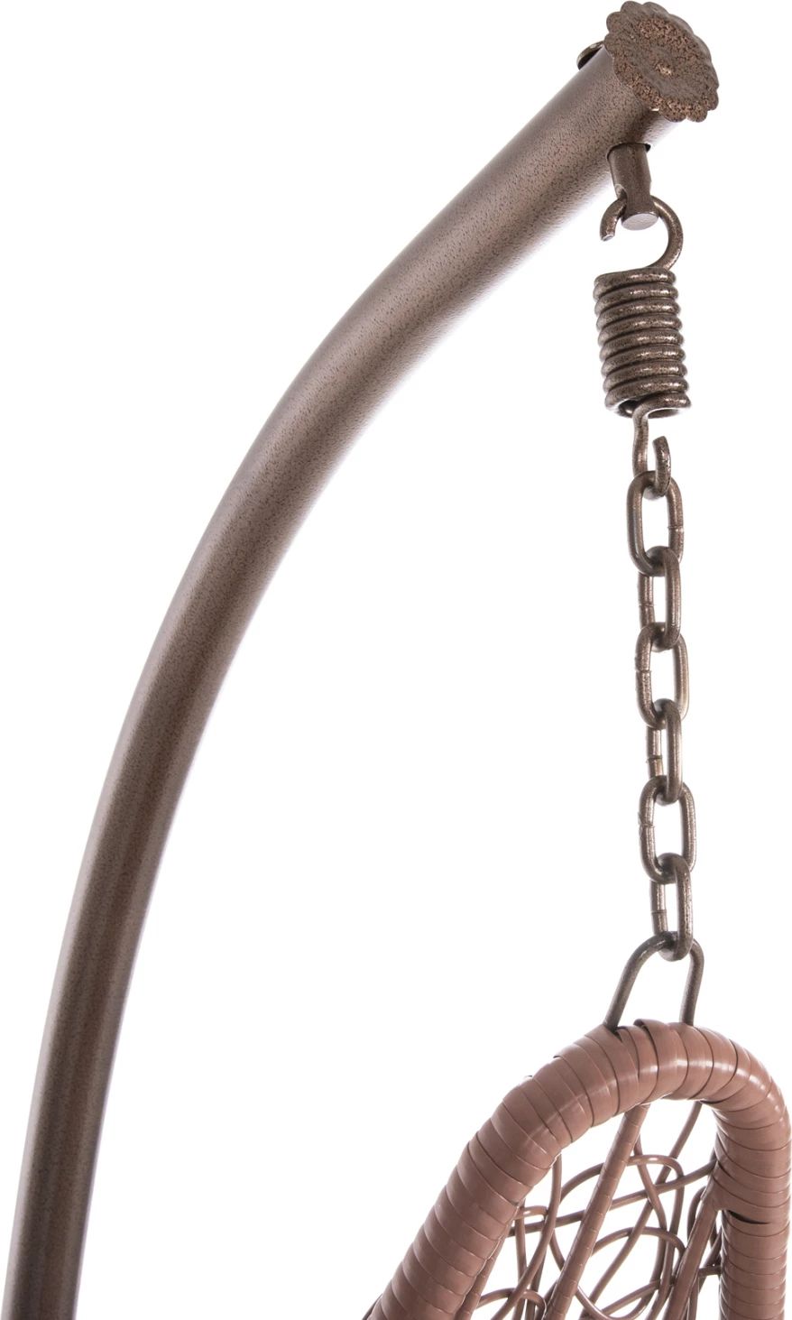 Fole varëse njësh MILLIE, metal ngjyrë kafe, ratan sintetik ngjyrë kafe, Φ95x195H cm