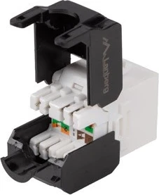 Modul Keystone Lanberg, RJ45, UTP kat. 5e, pa vegla, ngjyrë argjendi