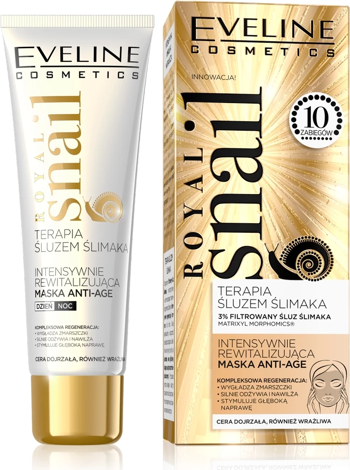 Maskë fytyre për femra Eveline Cosmetics Royal Snail 30+/40+ Intensively Revitalizing Anti-Age, 50ml