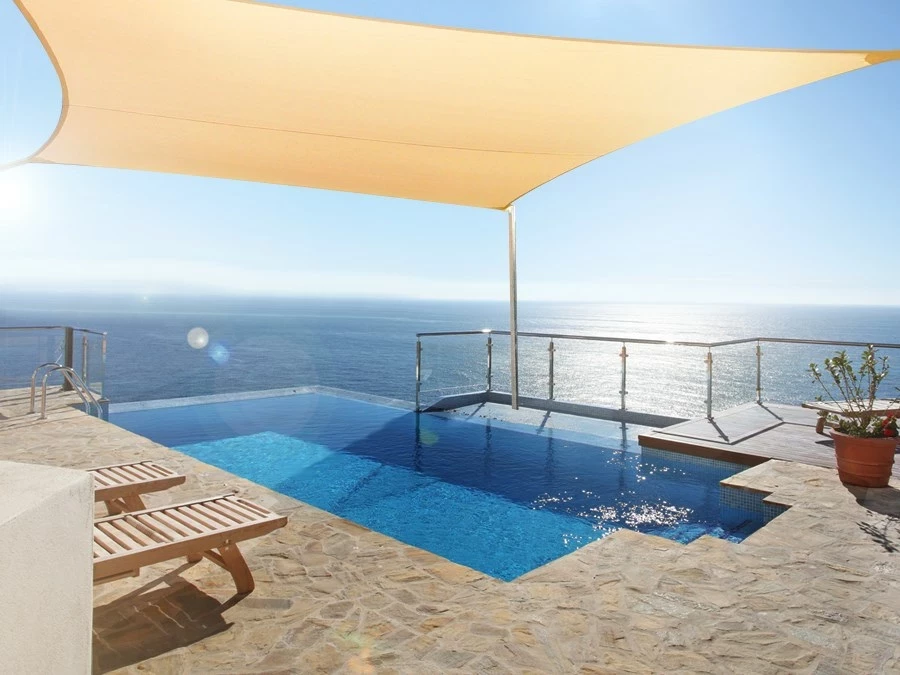 Tendë dielli për kopsht GreenBlue, 3.6 x 3.6 m, bezhë