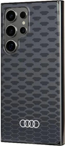 Mbështjellës Audi IML Stitching Pattern MagSafe për Samsung Galaxy S24 Ultra S928, i zi