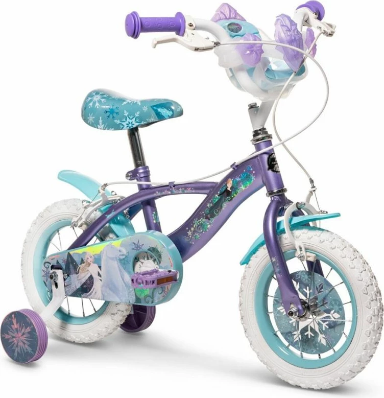 Bicikletë fëmijësh Huffy Disney Frozen, vajza, vjollcë/blu