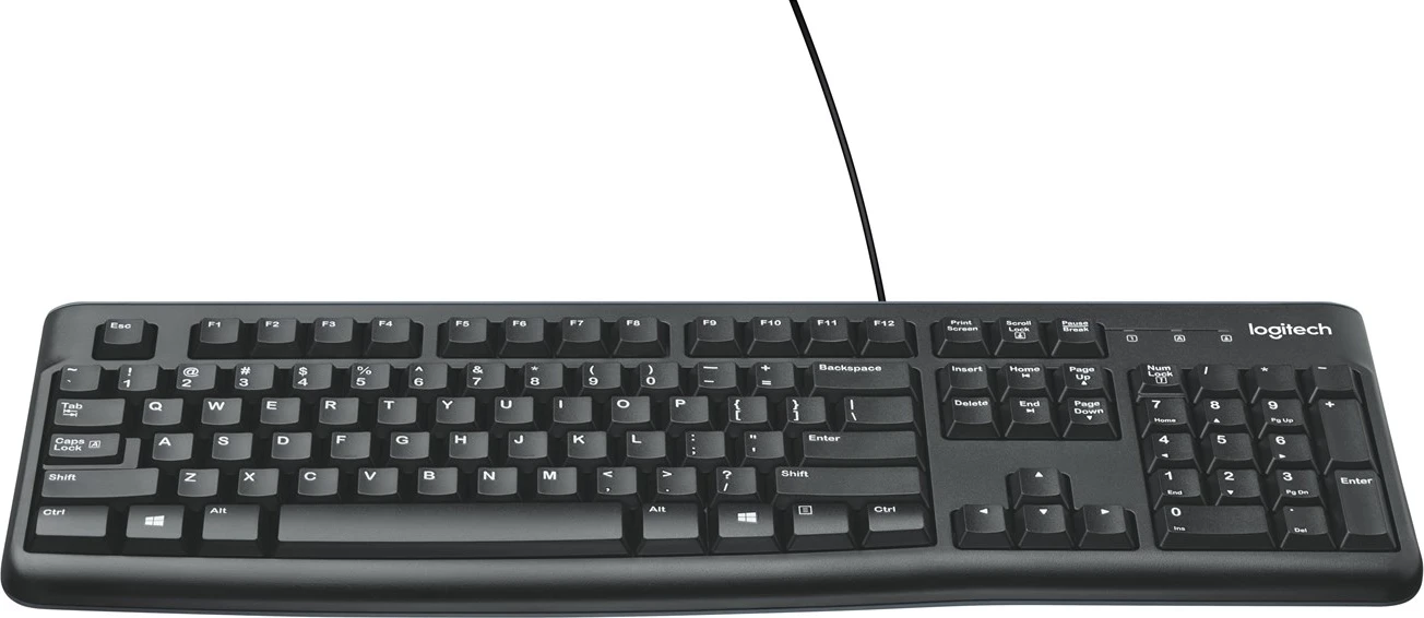 Tastierë Logitech K120, e zezë