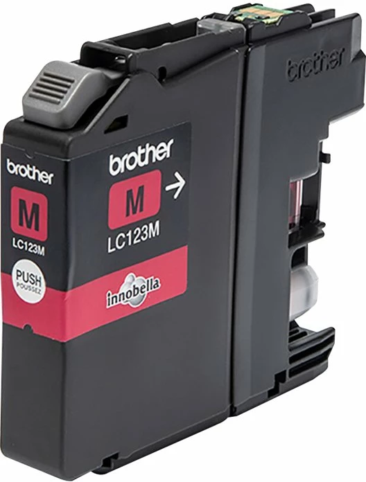 Toner Brother LC123M, Magenta, për printer ink-jet, 600 faqe