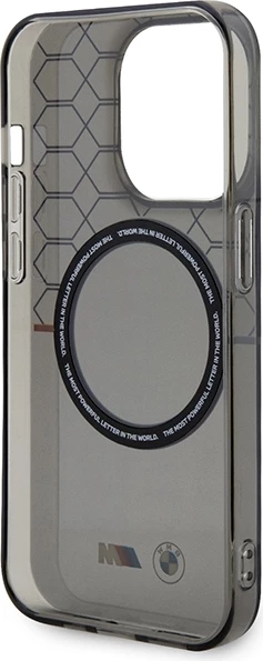 Mbështjellës BMW Pattern MagSafe për iPhone 14 Pro 6.1", Gri