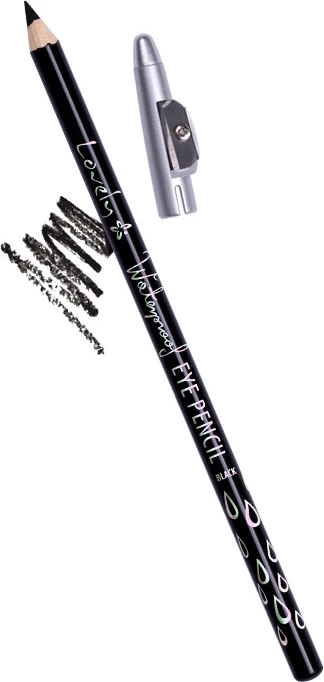 Laps për sy Lovely Waterproof Eye Pencil Black, 1 copë