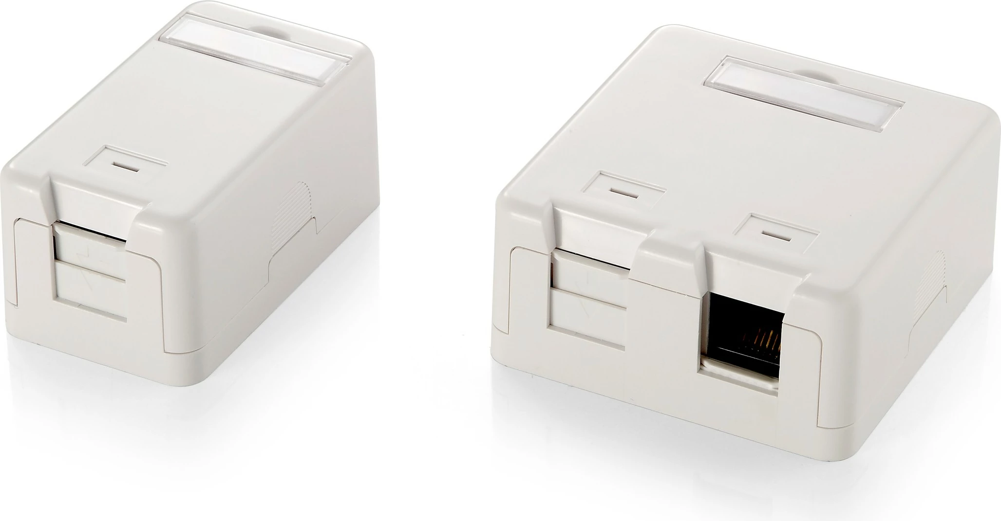 Kasë rrjeti EQUIP Aufputzdose 1x Keystone Jack, e bardhë