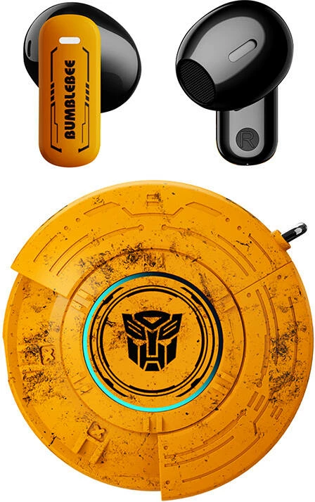 Kufje TWS Transformers TF-T31, Bluetooth 5.4, me mikrofon, të verdha