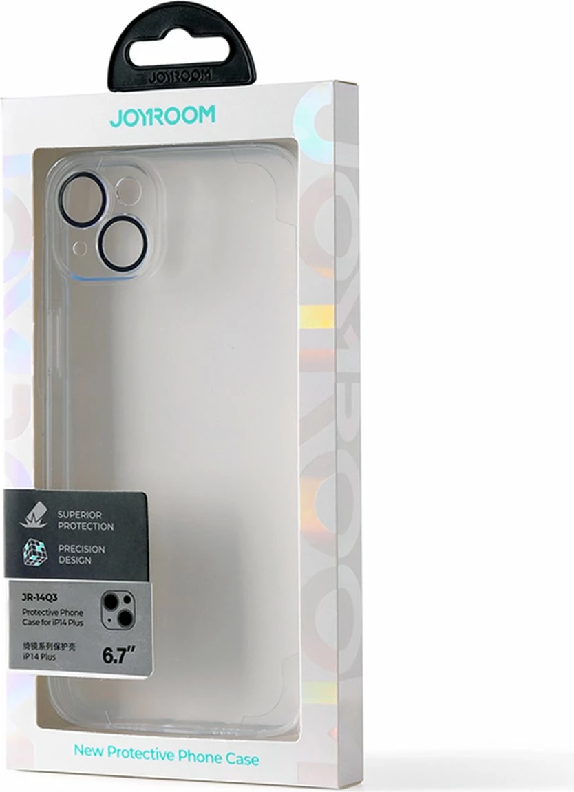 Mbështjellës Joyroom JR-14Q3 për iPhone 14 Plus, transparent
