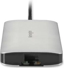 Hub USB-C Kensington UH1400p, 85W, i zi, argjendtë