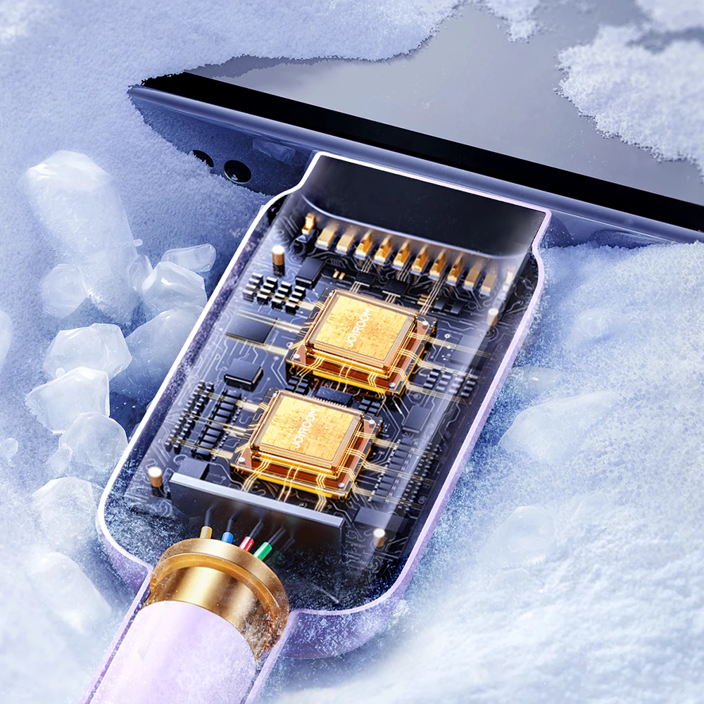 Kabllo Joyroom Multi-Color Series A14, USB-A / USB-C, 1.2m, 3A, Vjollcë