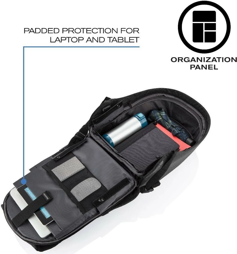 Çantë shpine anti-vjedhje XD DESIGN BOBBY HERO REGULAR, 16L, e zezë