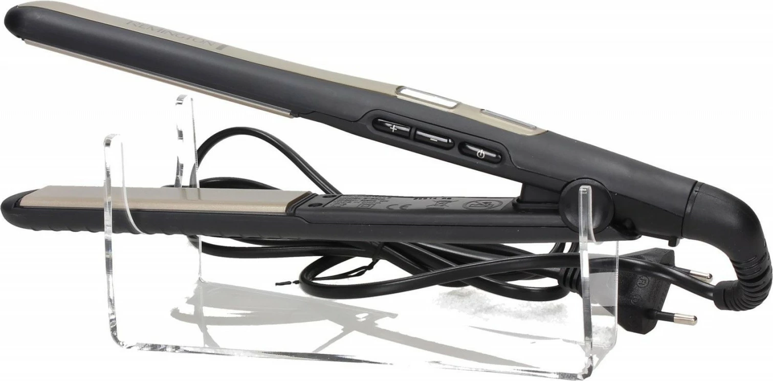 Hekur flokësh Remington Sleek&curl S6500, qeramik, Bezhe/E zezë