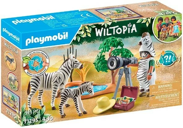 Set figurash Playmobil Wiltopia 71295 Safari Trip me fotografe kafshësh, plastikë