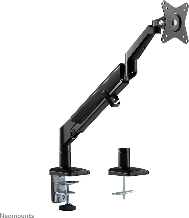 Krah monitori Neomounts, Clamp/Grommet, 9 kg, 43.2 cm (17"), 81.3 cm (32"), 100 x 100 mm, e zezë