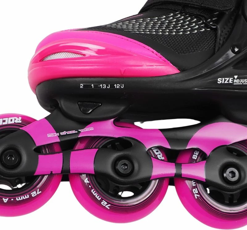 Rollera për fëmijë Roces, të zeza dhe rozë