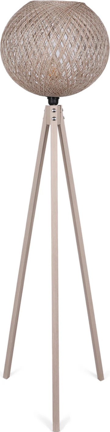 Dritë dyshemeje druri, kapelë prej litari, FH7376.01, Φ38x145Υ cm