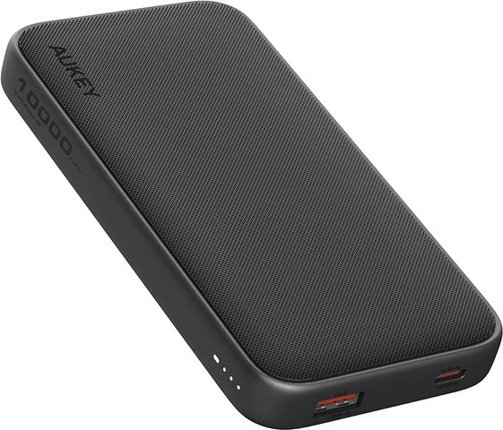 Power bank AUKEY PB-Y46 Spark Go, 10000 mAh, 15W, 2xUSB, LED, Gri