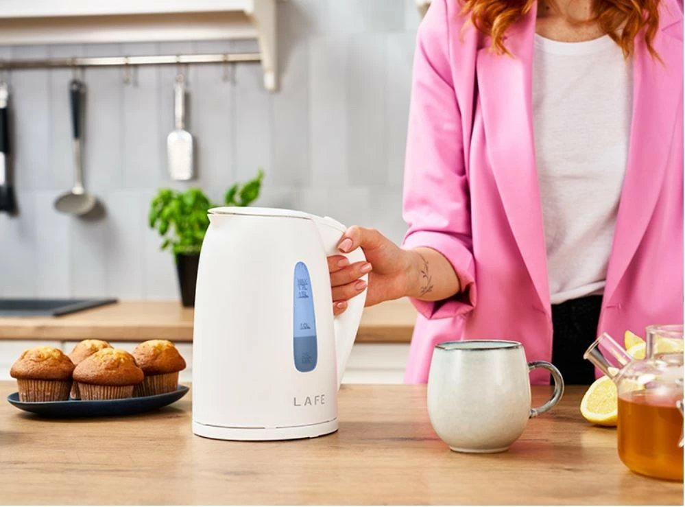 Çajnik elektrik Lafe Essential, 1.7L, 2200W, i bardhë