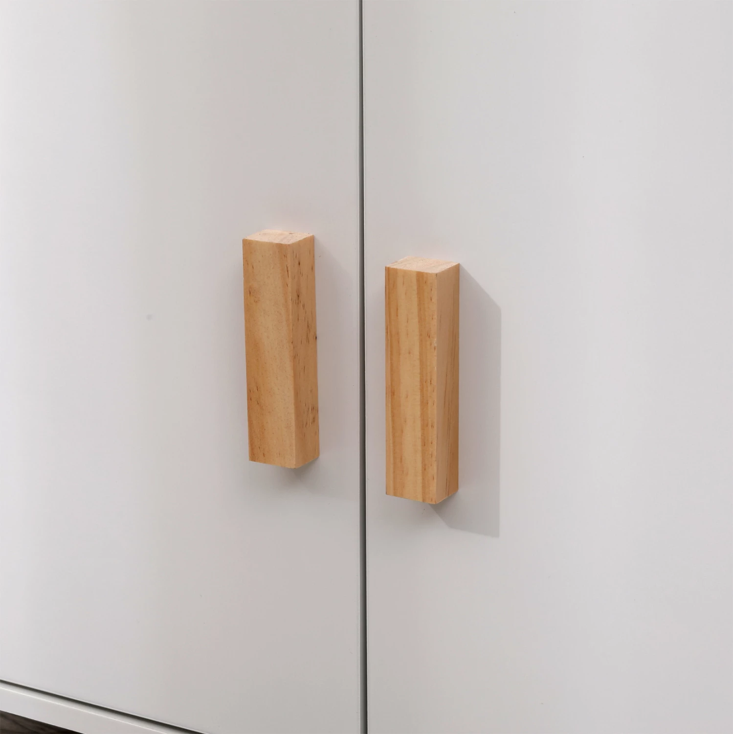 Varëse rrobash për fëmijë me dollap PASCHAL, melaminë-dru pishe, 76x44x170cm