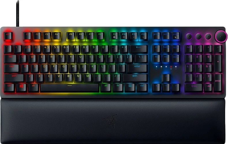 Tastierë Razer Huntsman V2, Wired, USB, RGB LED, e zezë