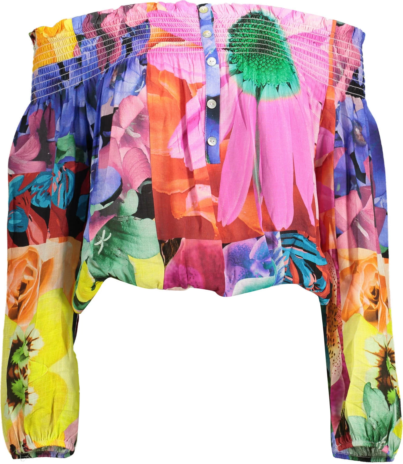 Maicë me mëngë të gjata DESIGUAL femra, rozë