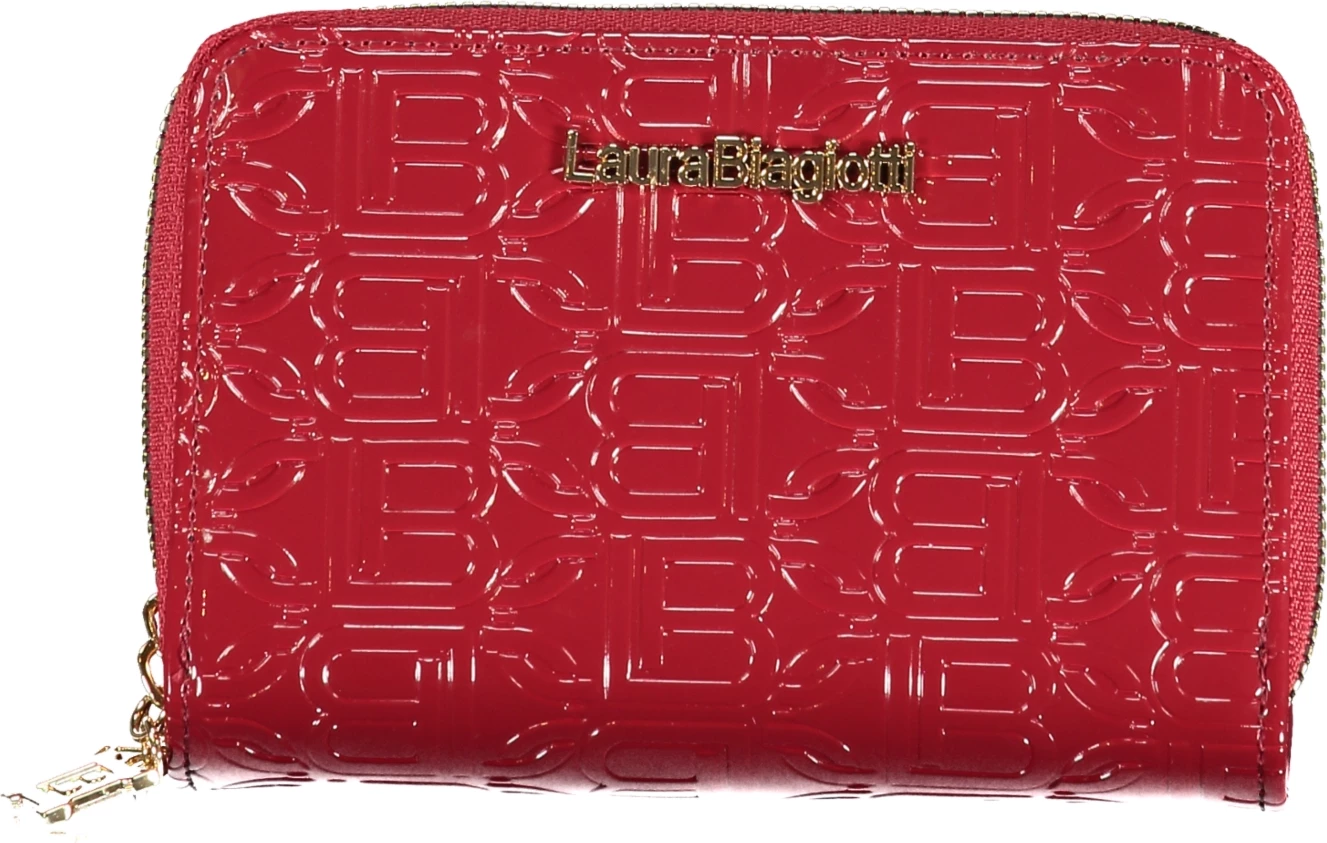 Portofol LAURA BIAGIOTTI Double Arcade femra, kuqe