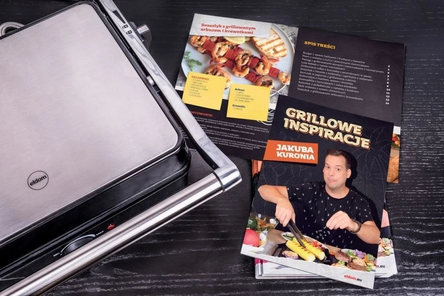 Grill tavoline Eldom, argjendtë