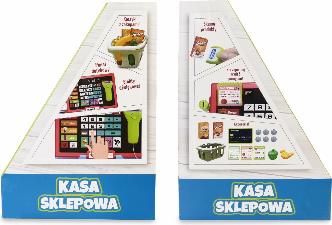 Kasë lodër Artyk 142543 me skaner dhe peshore, shumëngjyrëshe, set aksesorësh