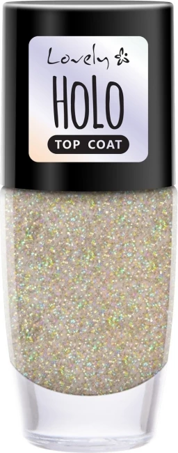 Top coat për thonj Lovely Holo Top Coat 8ml