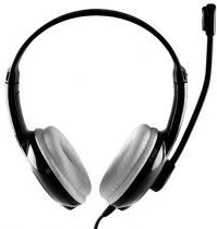 Kufje Media-Tech EPSILION MT3573 me mikrofon, USB, të zeza/bardha