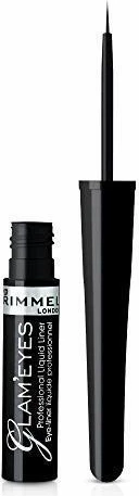 Eyeliner Rimmel Glam'eyes Professional Liquid 001 Glamour Black 3.5ml