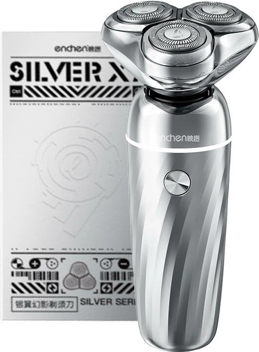 Makinë rroje ENCHEN X7, elektrike, me bateri, argjend