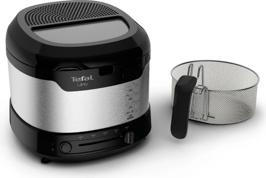 Friterë Tefal Uno M FF215D30, 1.8L, 1600W, inoks/zi