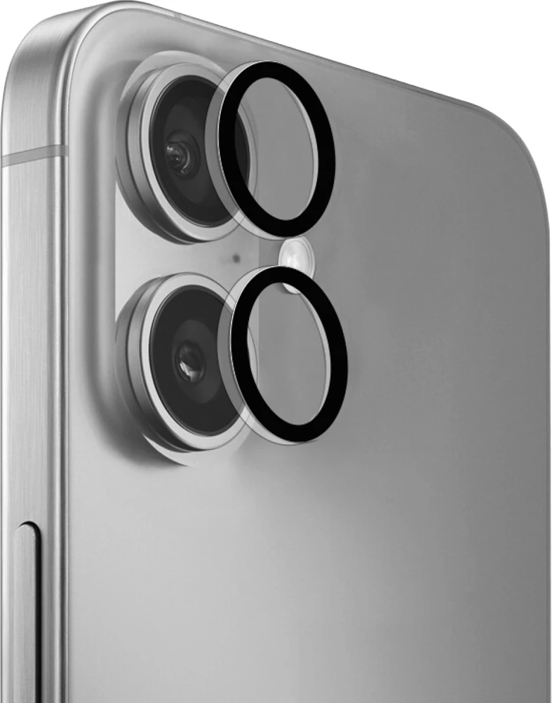 Xhama të temperuar për lente kamere, Puro Individual, për iPhone 17 / iPhone 16 / iPhone 16 Plus