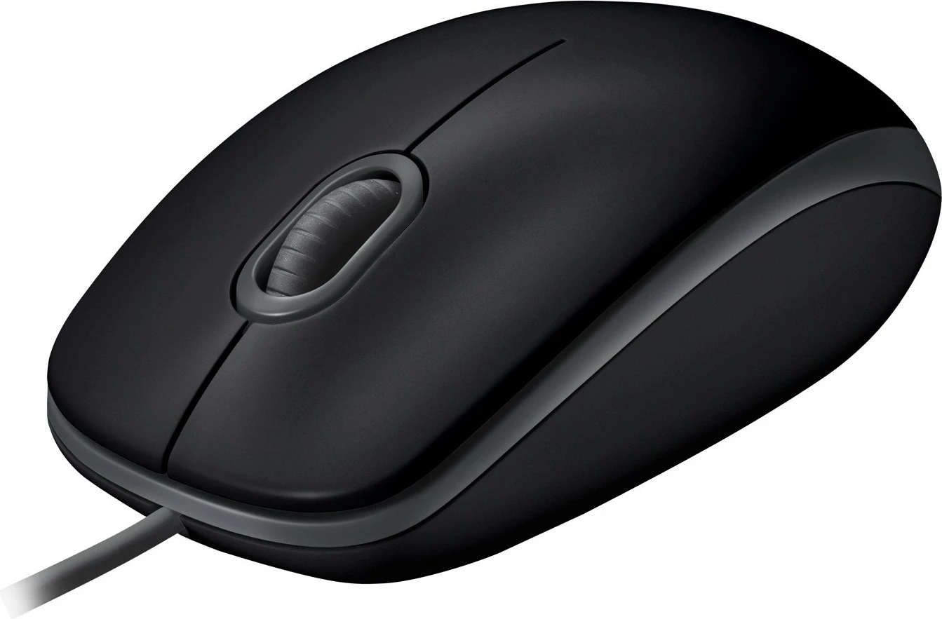 Maus Logitech M110 Silent, Ambidextrous, Optical, USB Type-A, 1000 DPI, Black