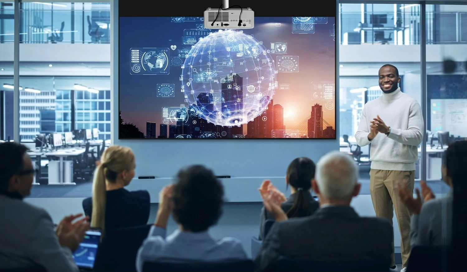 Projektor Optoma ZK430ST, DLP, 4K UHD, Laser, 3700 lm, i bardhë