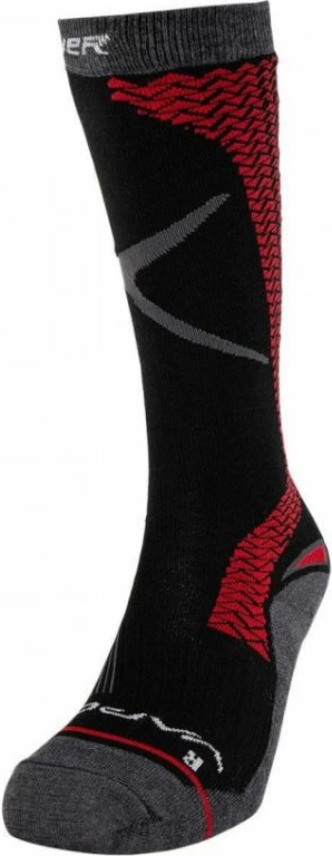 Çorape për hockey Bauer Pro Vapor për meshkuj, të zeza dhe të kuqe