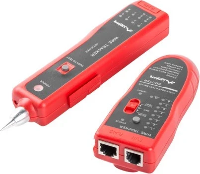 Testues dhe lokalizues i kabllave LAN, LANBERG, i zi me të kuqe