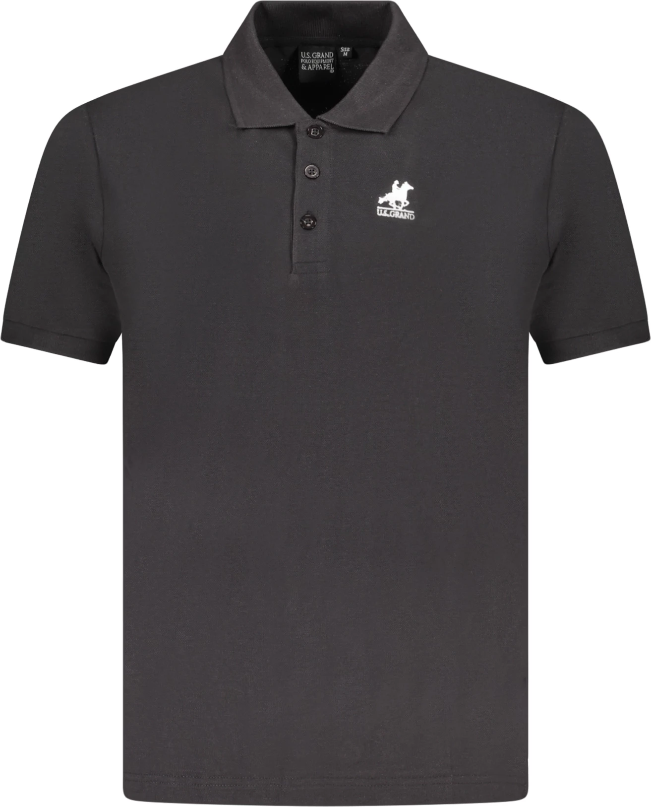 Maicë polo për meshkuj U.S. GRAND POLO, e zezë