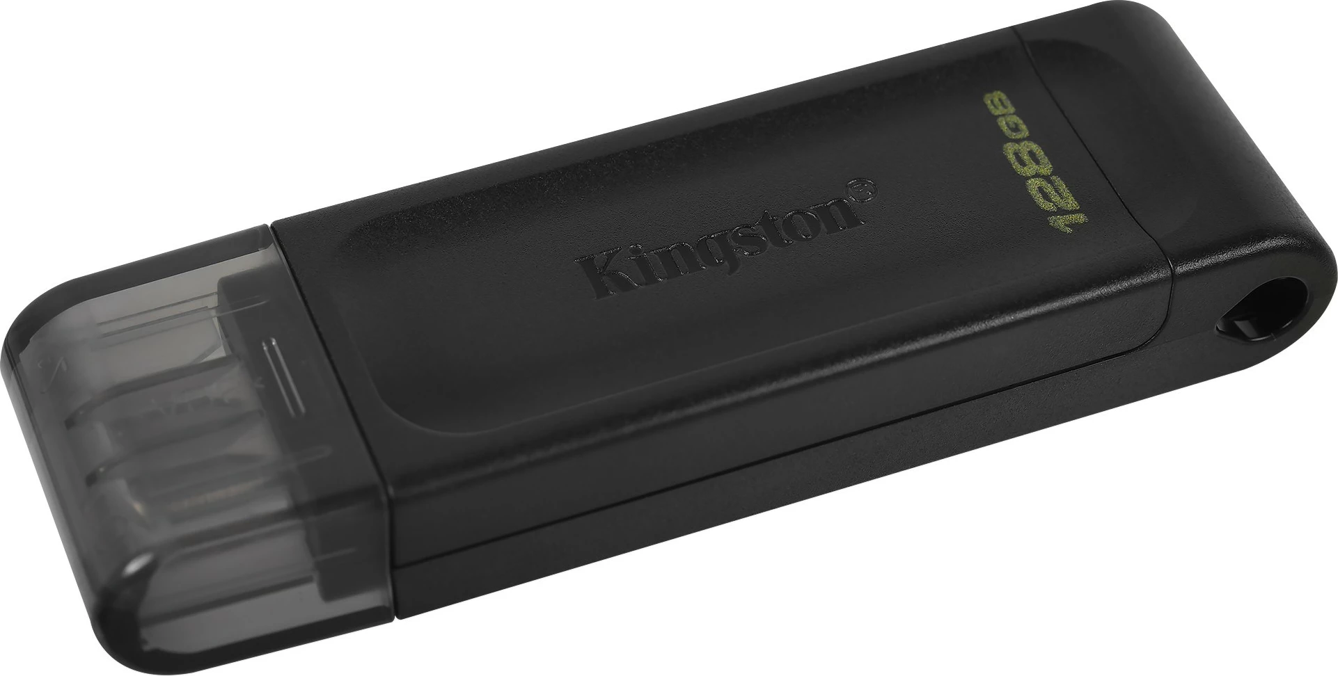 USB Kingston DataTraveler 70, 128GB, USB-C, e zezë