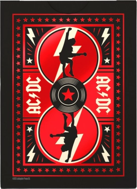 Letra loje Bicycle AC/DC, 52 copë, anglisht