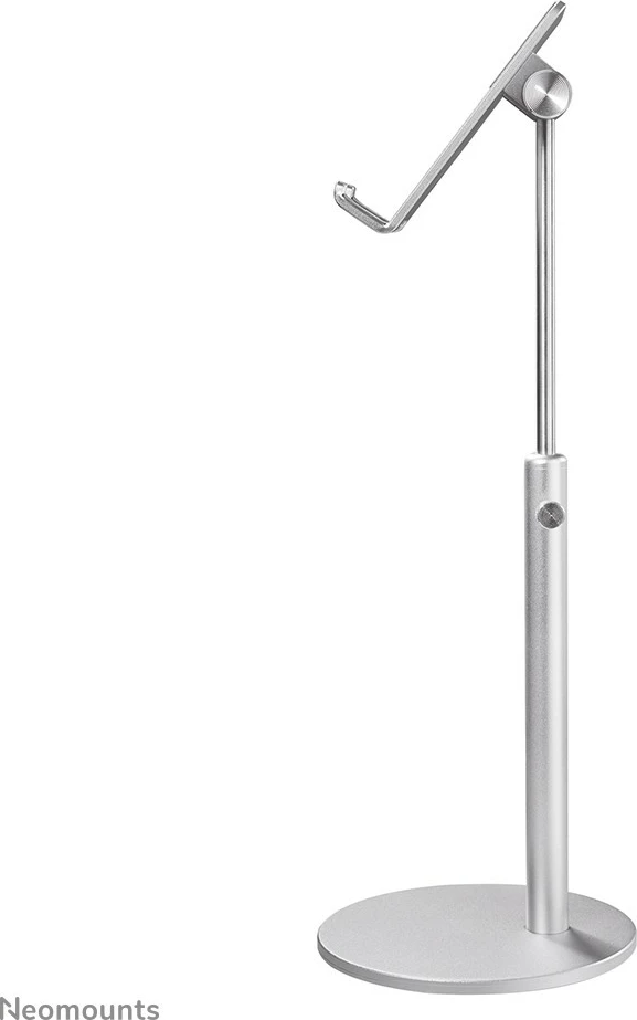 Mbështjellës tavoline Neomounts DS10-200SL1 për celular, rregullim lartësie, alumini, argjend